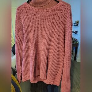 Women's Pink Knit Sweater